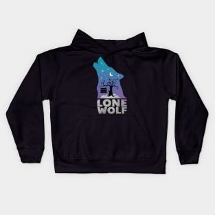 Lone wolf Kids Hoodie